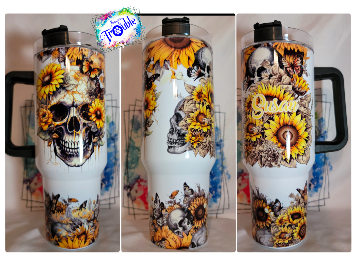 Custom 40 oz Handle Tumbler