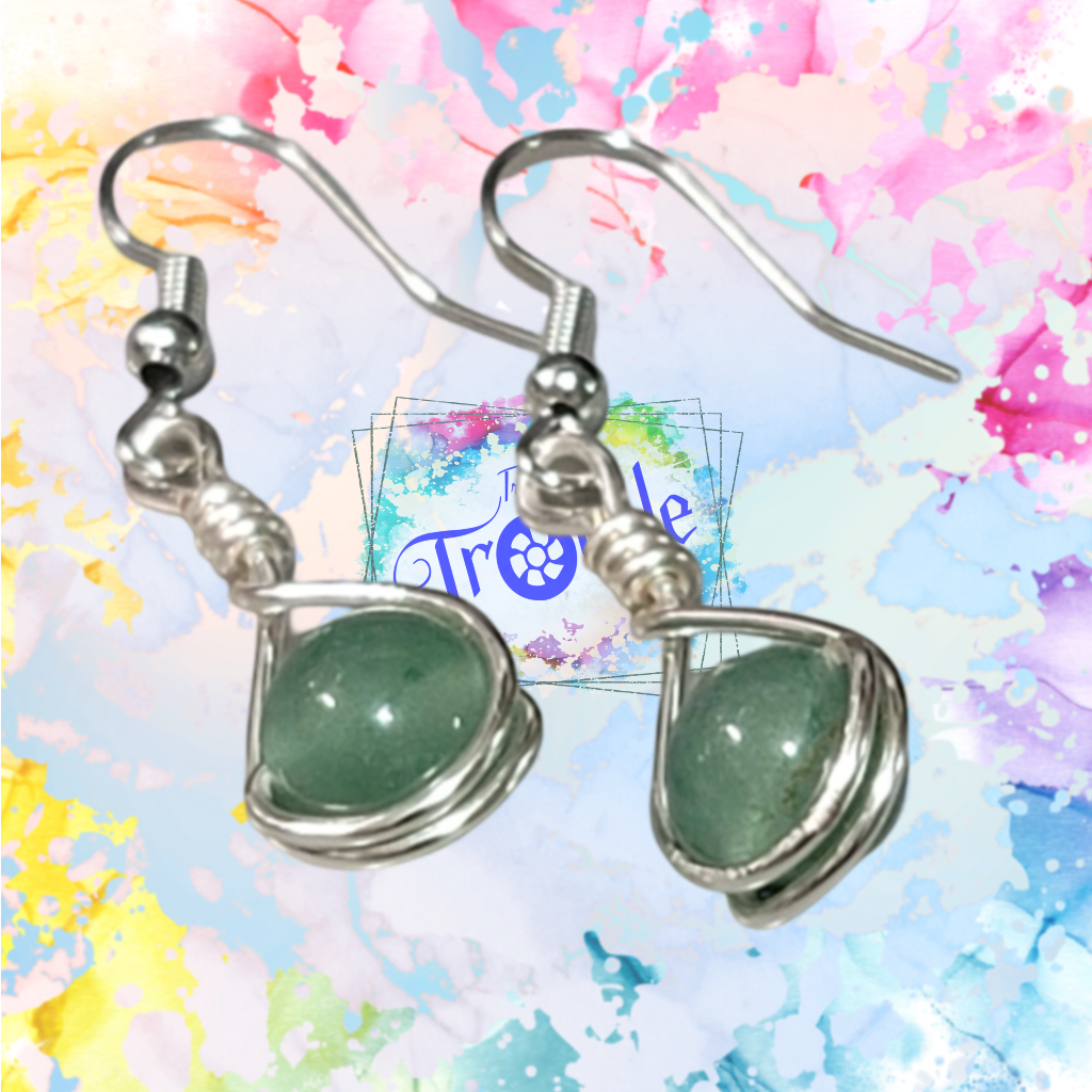Aventurine Drop Earrings