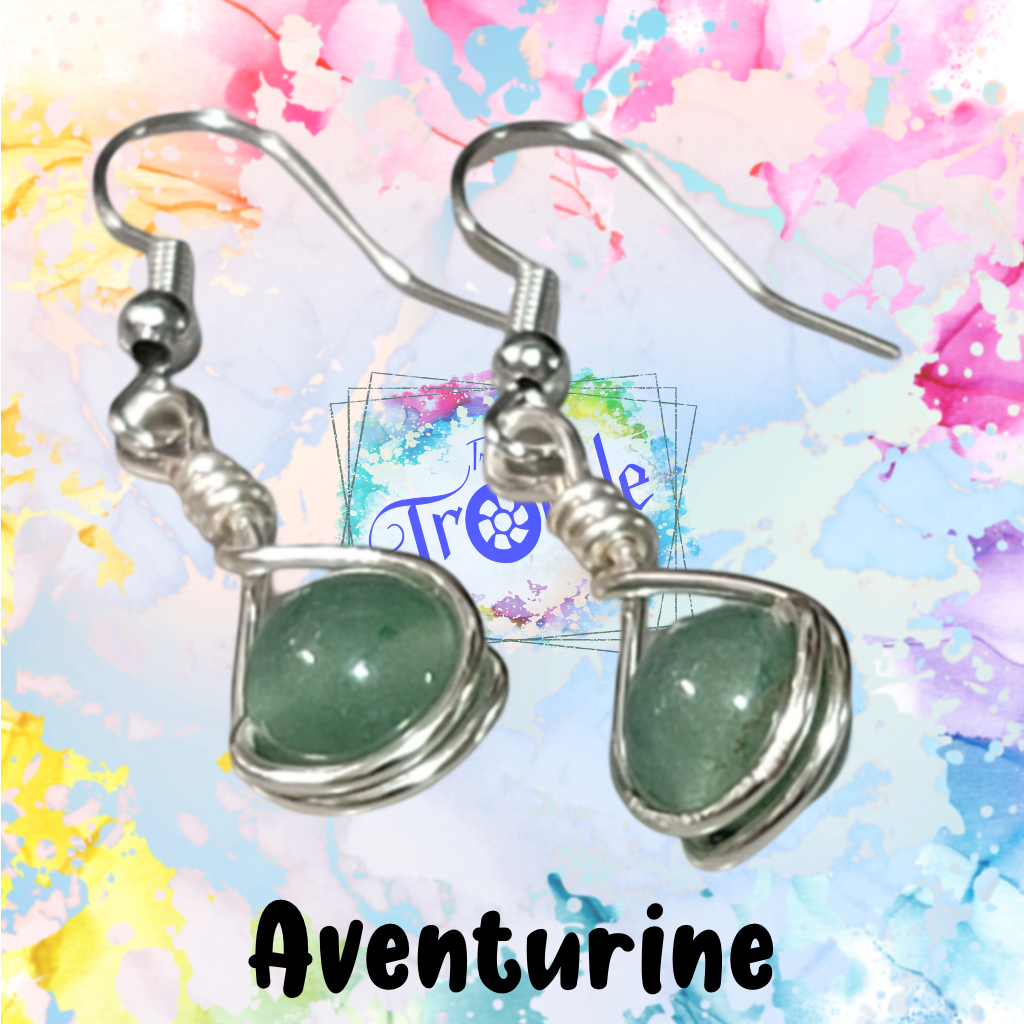 Aventurine Drop Earrings