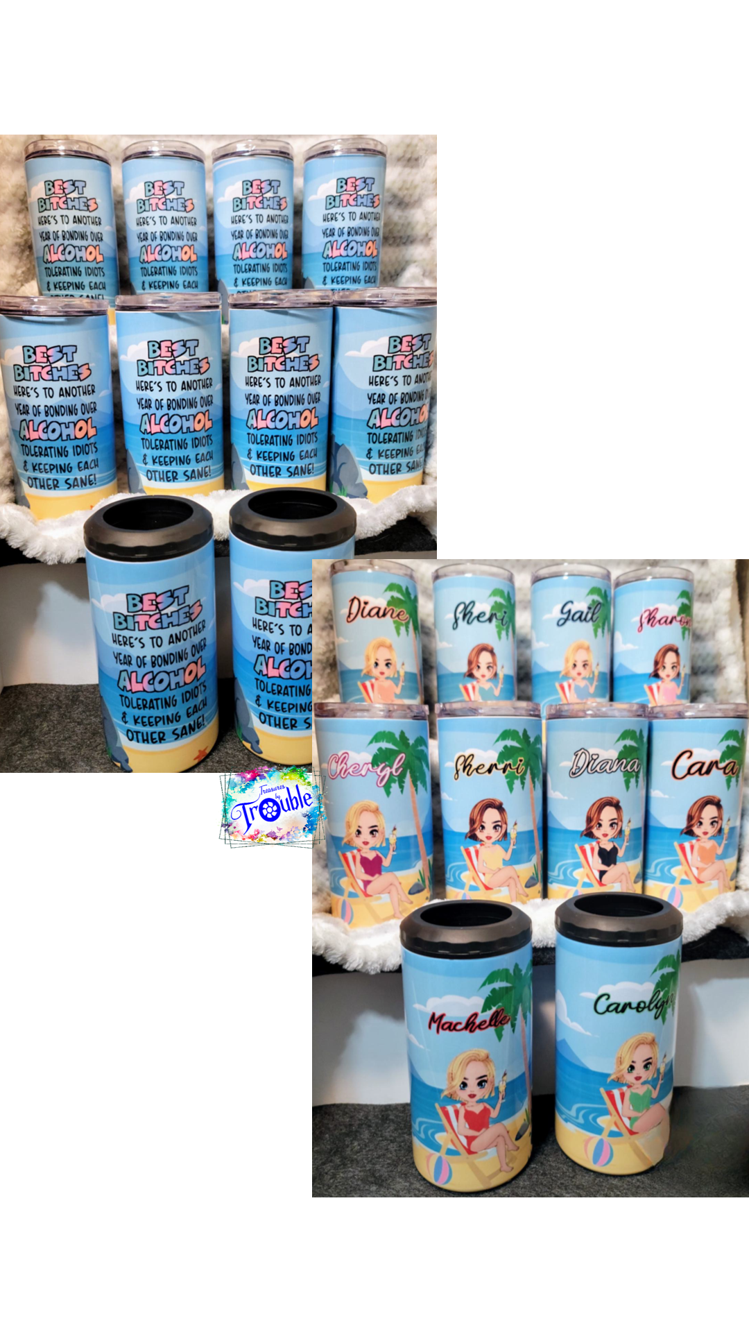 Custom 4 in 1 Tumbler / Can Cooler